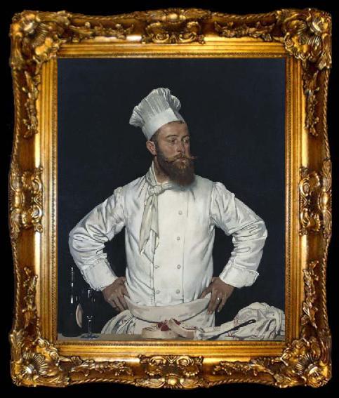 framed  William Orpen Le Chef de l